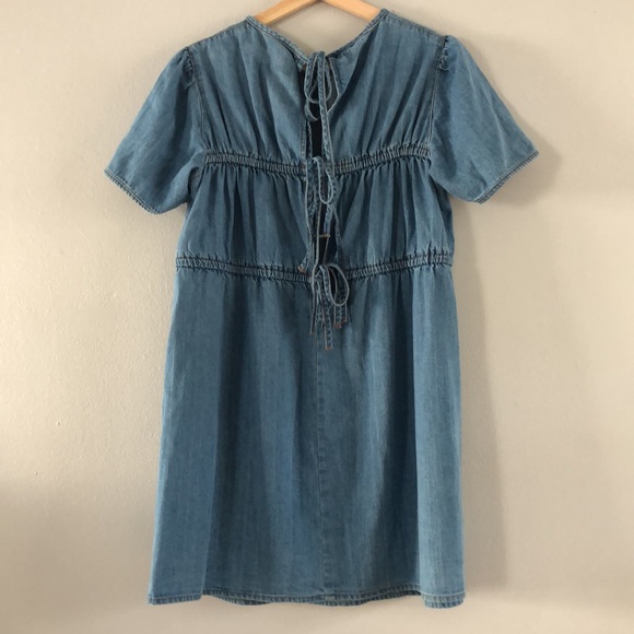 ASOS Denim Babydoll Dress - Picture 7 of 8